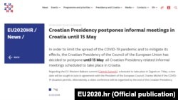 Хрватско претседателство на Советот на ЕУ