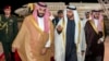 UAE -- A handout picture provided by the Saudi Royal Palace on November 22, 2018, shows Saudi Crown Prince Mohammed bin Salman (L) being received by Abu Dhabi's Crown Prince and Deputy Supreme Commander of the UAE Armed Forces, Sheikh Mohamed bin Zayed Al