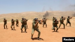 Навчання сирійських урядових військ, недатоване фото державного агентства SANA