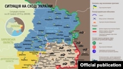 Ситуація в зоні бойових дій на Донбасі, 20 травня 2019 року. Інфографіка Міністерства оборони України