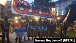 Antimigrantski protest održan u Beogradu 25. oktobra