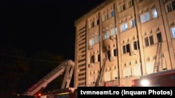 România - Spitalul din Piatra Neamț după incendiul de la secția de terapie intensivă