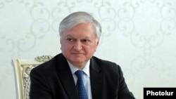 Armenia - Foreign Minister Edward Nalbandian speaks at a news conference, Yerevan, 2Feb2016.