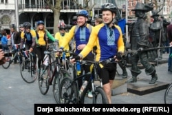 Українці закликають нідерландців сказати їм «Так». Амстердам, 3 квітня 2016 року