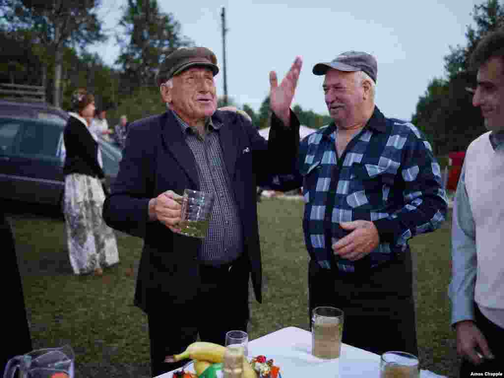 A man raises a toast to God before polishing off his homemade wine. Abkhazia is one of the world&#39;s oldest wine-producing regions, but international isolation means the exports are almost completely limited to the Russian market.