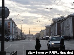 Пустые улицы Петрозаводска