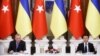 Реджеп Эрдоган и Владимир Зеленский на встрече в Киеве, 3 февраля 2021 года 