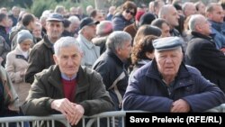 Protest sindikata u Podgorici 2013. godine, ilustrativna fotografija