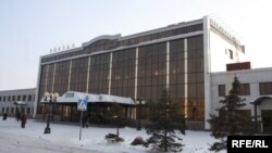 Здание вокзала в Петропавловске.