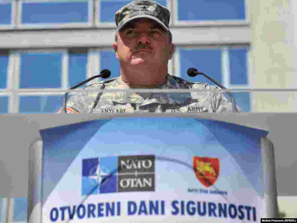 General David Enyeart, komandant NATO-štaba u Sarajevu, 31.05.2011. Foto: RSE / Midhat Poturović 