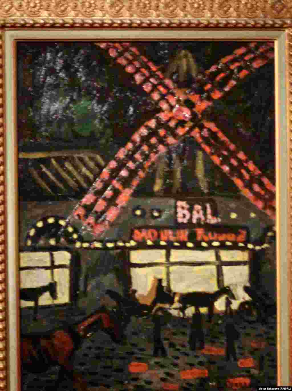 August Chabaud, Le Moulin Rouge, la nuit, 1907.