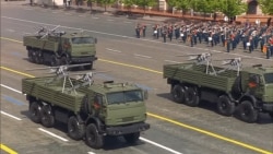 7-й окремий полк безпілотних систем військ РФ на параді у Москві, 9 травня 2025 року