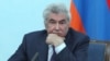 Armenia - Constitutional Court Chairman Gagik Harutiunian at a news conferene in Yerevan, 10Apr2014.