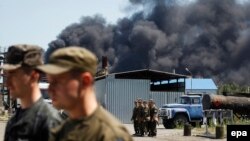 Пожежа на нафтобазі під Києвом, 10 червня, 2015 року