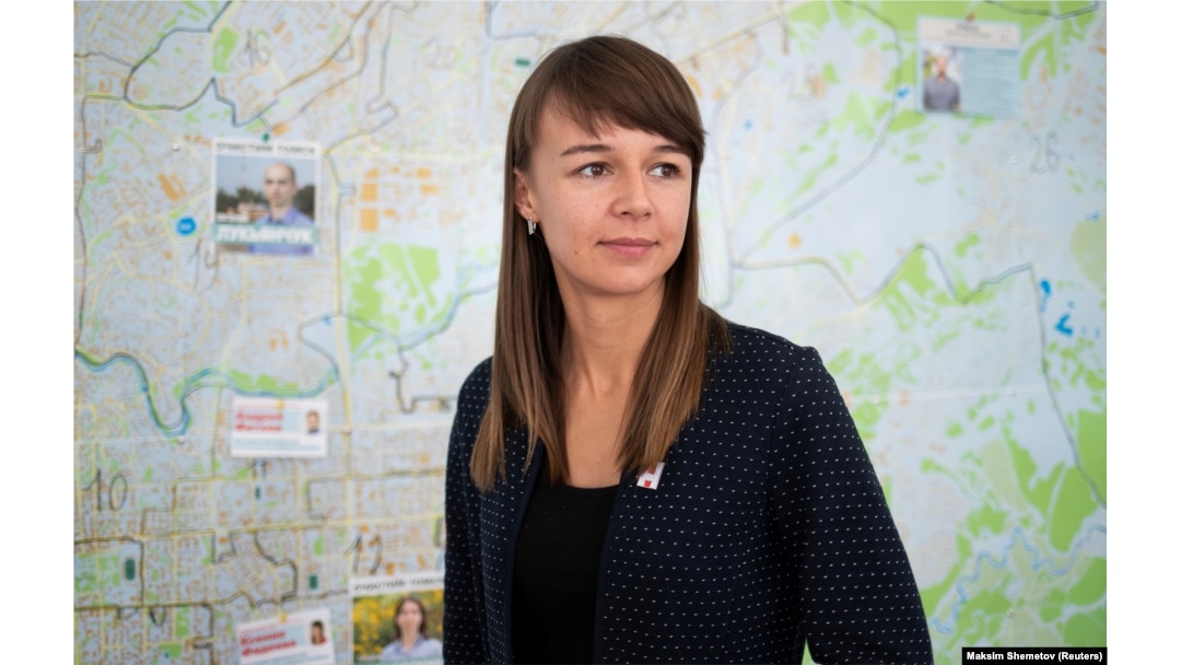 Ksenia Fadeyeva in Tomsk in 2020