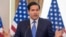 US Secretary of State Marco Rubio speaks during a joint news conference with Slovakia's prime minister in Bratislava on February 15.