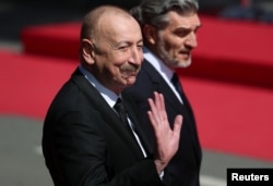 Ильхам Алиев и Михаил Кавелашвили, 6 апреля 2025 года