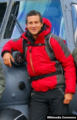 Беър Грилс по време на снимките на предаването Man vs Wild през 2009 г.