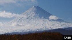 Ключевская сопка, входящая в природный парк «Вулканы Камчатки»