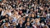 Iranian schoolchildren perform the song Salute Commander, a religious pop song promoted by the clerical establishment, in Isfahan on May 6. (video grab)