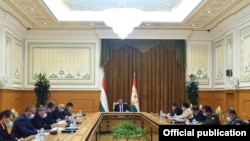 Заседание Совета безопасности Таджикистана. Фото пресс-службы президента Таджикистана