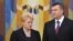 Президент України Віктор Янукович і Президент Литви Даля Ґрібаускайте під час зустрічі у Києві, 22 листопада 2011 року