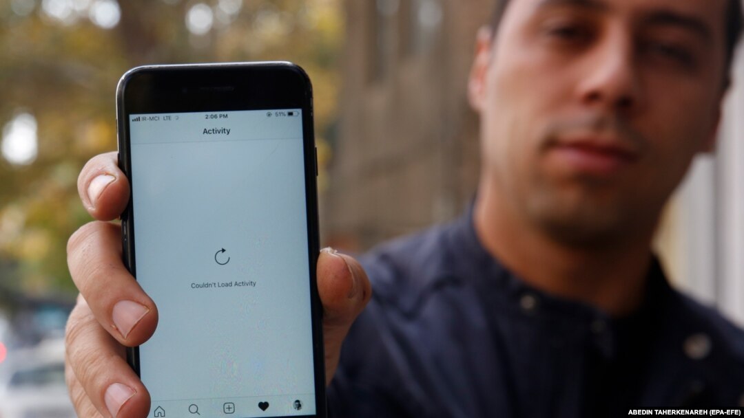 Internet access was shut down all over Iran last month at the height of a wave of unrest. (file photo) 