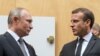 Владимир Путин и Эммануэль Макрон, Париж, 30 сентября 2019