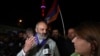 Armenia - Archbishop Bagrat Galstanian talks to journalists outside the Public Television headquarters in Yerevan, October 3, 2024.