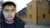 Илас Бежанты и здание детского дома (коллаж)