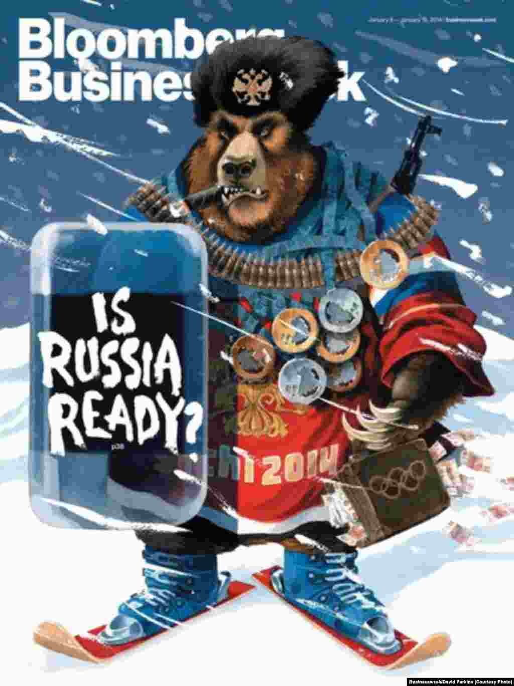 For Joshua Yaffa&#39;s cover story about corruption in preparation for the winter games, &quot;Bloomberg Businessweek&quot; uses a bear -- often seen as a symbol for Russia. The magazine explained that other cover ideas fell flat.&nbsp;