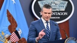 وزیر دفاع آمریکا در کنفرانس خبری روز چهارشنبه
