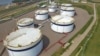 Terminalul Petrolier al Danube Logistics, la Portul Internațional Liber Giurgiulești, principalul punct de intrare a produselor petroliere în R. Moldova (imagine de arhivă)