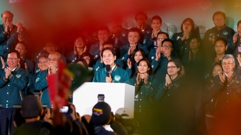 Тайвандағы президент сайлауында Қытай сынаған кандидат жеңіске жетті