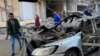 بقایای خودرویی که اعضای خانواده اسماعیل هنیه در آن بودند و مورد حمله اسرائیل قرار گرفت