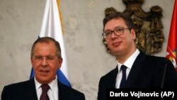 Sergej Lavrov i Aleksandar Vučić