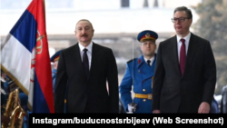 İlham Əliyev və Aleksandar Vuçiç