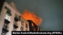 Пожежа внаслідок влучання дрона в будинок на Київщині, 28 січня 2026 року