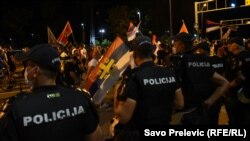 Policija na autolitiji, Podgorica, 23. avgust