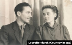Ivan Honcharuk and his wife, Anna