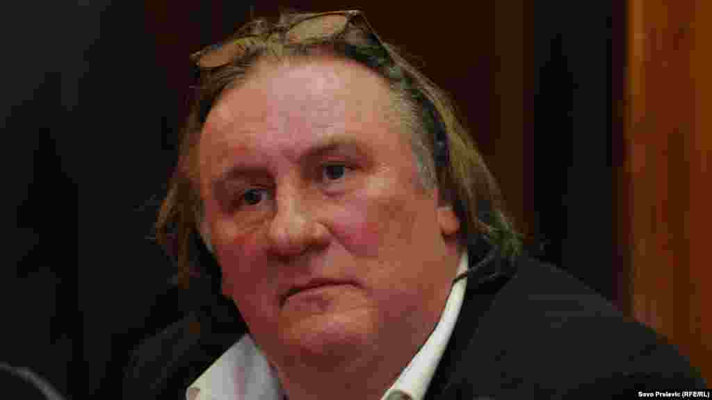 Gerard Depardieu u Crnoj Gori, 8. januar 2013. 