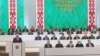 Аляксандар Лукашэнка на трыбуне «ўсебеларускага народнага сходу», архіўнае фота 