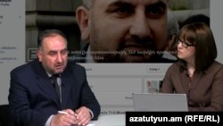 ԱԺ նախկին պատգամավոր, ՀԱԿ-ի համակիր Մյասնիկ Մալխասյանը «Ազատություն» ռադիոկայանի ֆեյսբուքյան ասուլիսի տաղավարում, 20-ը փետրվարի, 2015թ.