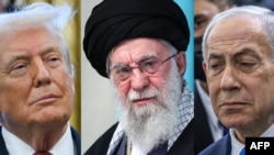 Američki predsjednik Donald Trump, iranski vrhovni vođa ajatolah Ali Khamenei i izraelski premijer Benjamin Netanyahu