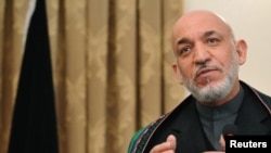 Afghan President Hamid Karzai