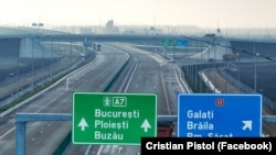Autostrada A7 leagă capitala României de inima Moldovei românești (foto arhivă).