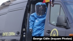 Brigada Antiteroristă de la SRI, la parada militară de Ziua Națională a României, în București, 1 decembrie 2025.