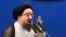 IRAN -- FILE PHOTO: Iranian cleric Ahmad Khatami delivers a sermon during Friday prayers in Tehran July 24, 2009. 