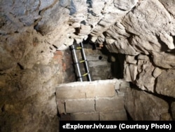 A section of the Poltva tunnels near where a Jewish family hid from Nazi persecution for over a year.