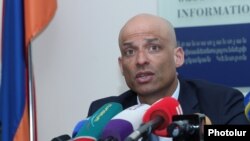 Armenia -- NATO Secretary General's Special Representative for the Caucasus and Central Asia James Appathurai in Yerevan. 11March, 2019